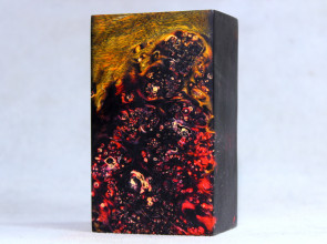 Stabilized Maple Burl Wood Mod Block